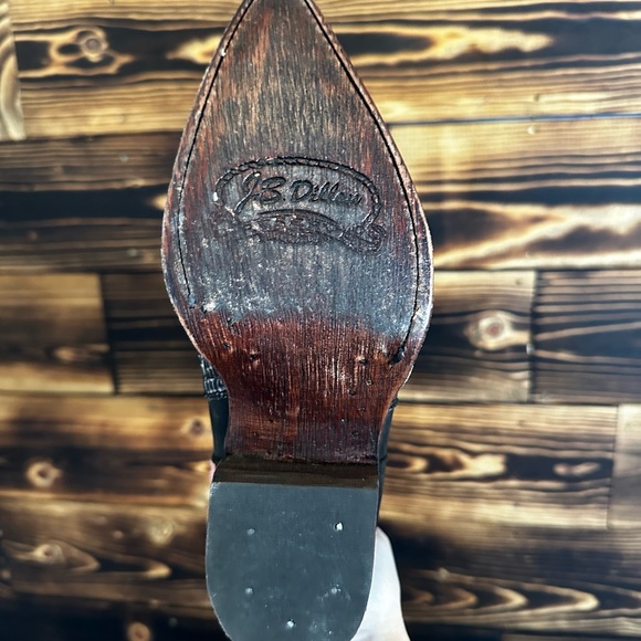 J B Dillon black python boots. Handcrafted size 6 - Picture 6 of 11